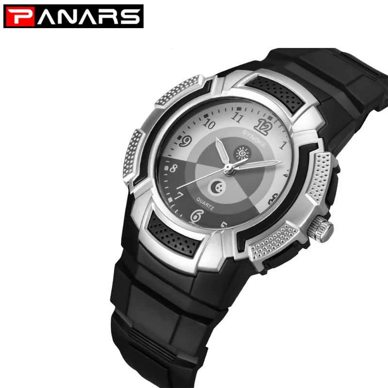

PANARS 2019 Fashion Children's Watch Silicone Waterproof Wristwatches Date Sports Watch Stopwatch Relogio
