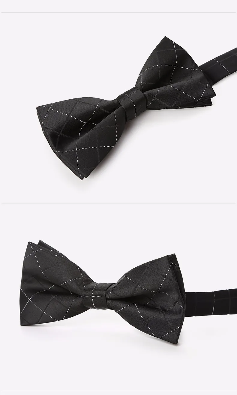 Модный галстук-бабочка для мужчин повседневные универсальные галстуки-бабочки для мужчин двухслойный бант-галстук модный галстук-бабочка черные Бренды Новые