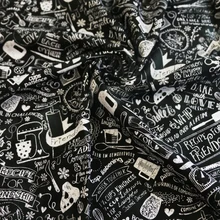 100 см* 110 см классический черно-белый лоскутный хлопковый текстиль ручной работы