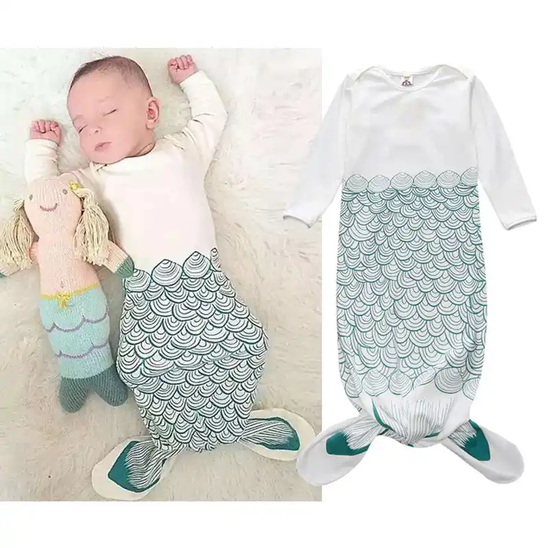 mermaid baby bedding