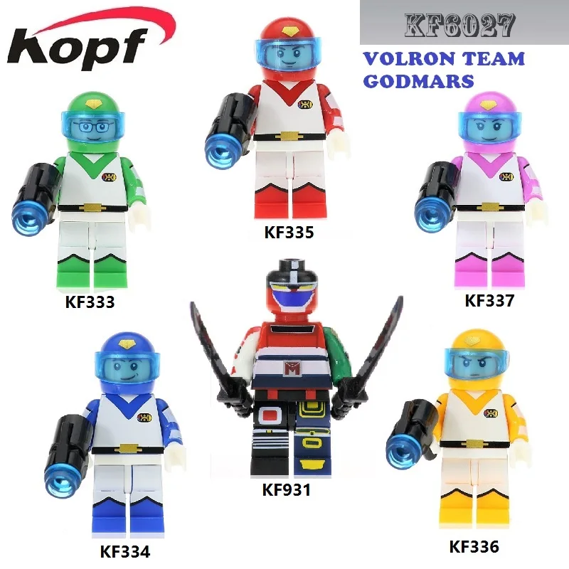 

Super Heroes Space Wars Legoly Voltron Team Godmars Movie Six God Combination Robocop Building Blocks Gift ToysForChildrenKF6027