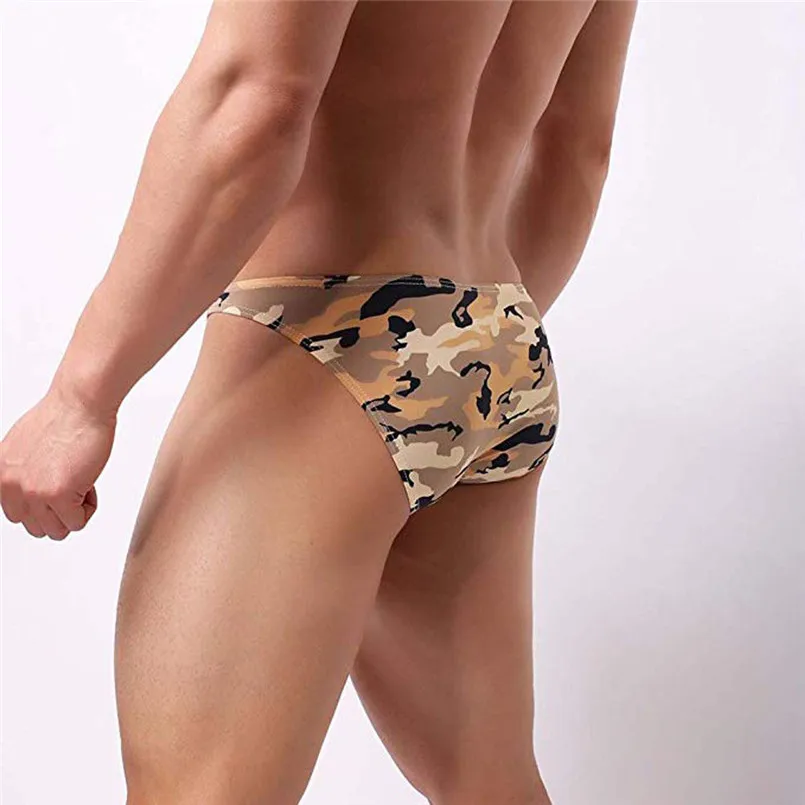 Sexy leopard men's briefs beach sports underwear sexy briefs summer shorts briefs sexy hombre casual beach shorts men 30J18 (16)