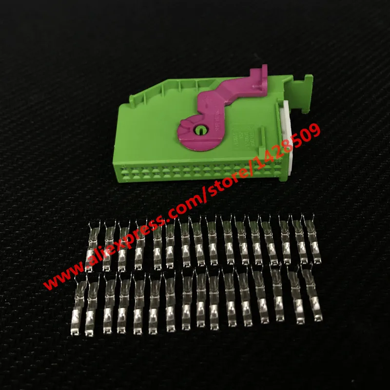 

1 Set 32 Pin 1J0972977C 1719057-1 Automotive Connector ECU For Instrument Dashboard Plug Connector Audi VW Seat Skoda TYCO AMP
