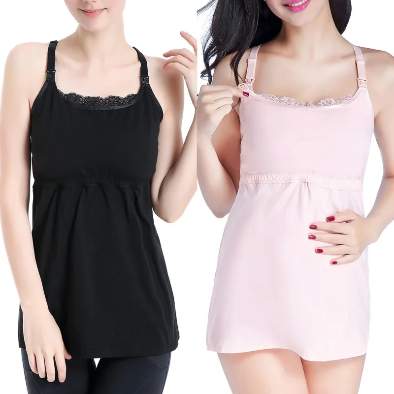 Maternity Camisole Comfy Pregnant Women Wireless Cami Tank Tops Breast