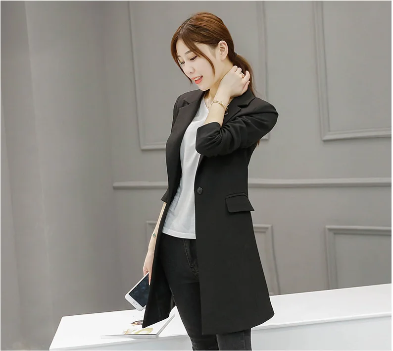 lange blazers dames