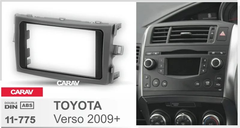 CARAV 11-775 Car Radio Installation Trim Fascia Panel
