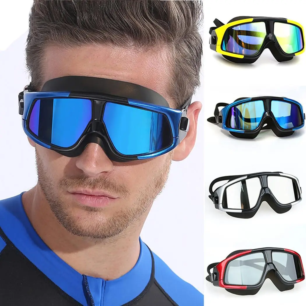 New Professional Anti-Fog UV Protection Adjustable Swimming Goggles Men Women Waterproof silicone glasses adult Eyewear#a