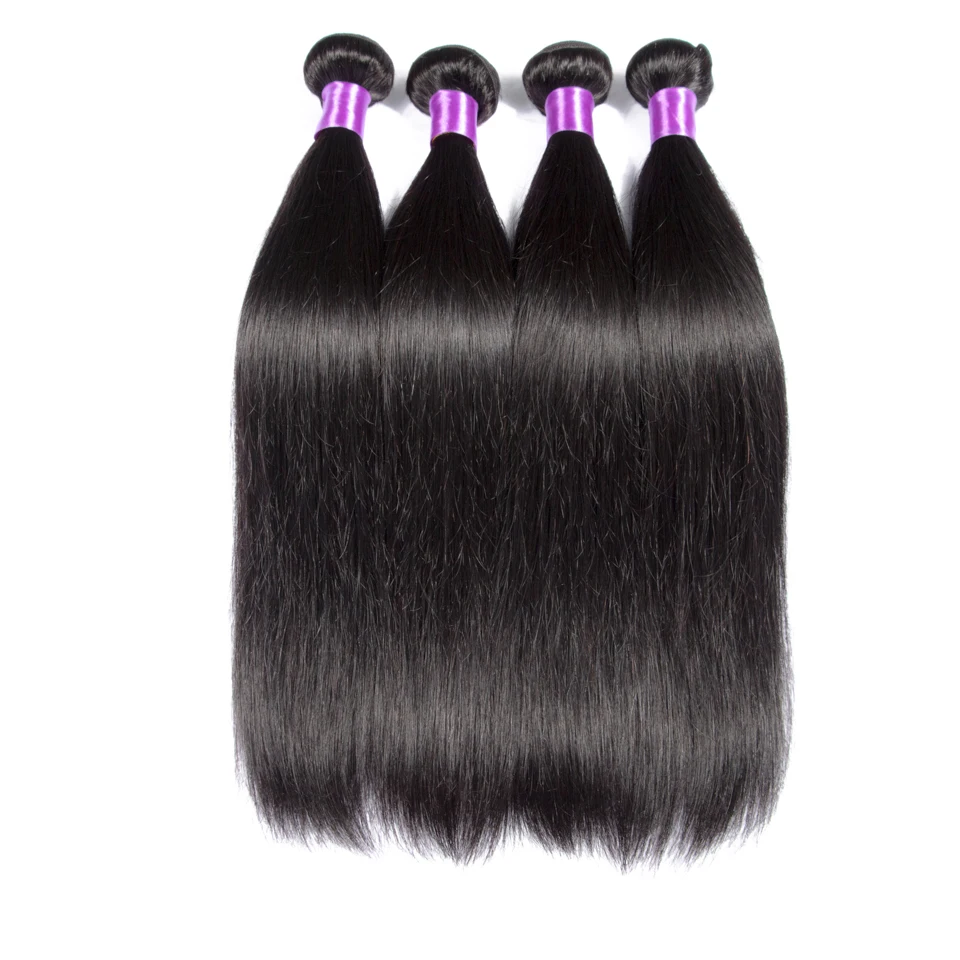 

Brazilian Virgin Hair Straight 8a Grade Virgin Unprocessed Human Hair Weave Bundles Meches Bresilienne Lots Ms Here Hair Company
