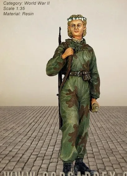1/35 Scale WW2 snaper Miniatures Неокрашенная полимерная модель Набор фигурок бесплатная