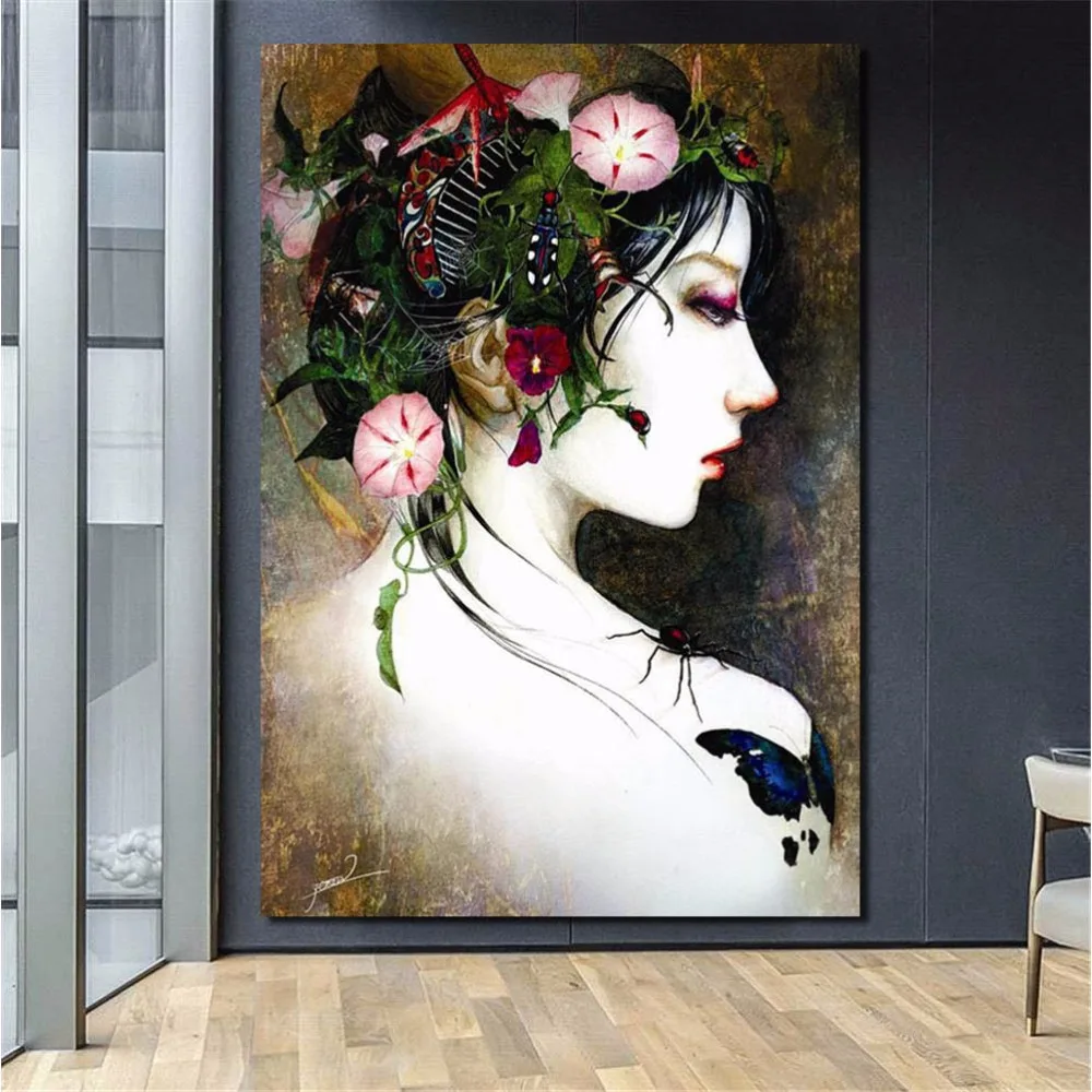 sexy lady  canvas painting (4)