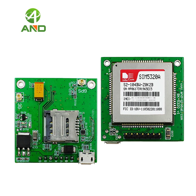 3g UART плата с 115200 бод, SIM5320A 3g GSM GPRS gps Плата расширения, мини WCDMA/gps Breakout SIM5320A на плате 1 шт