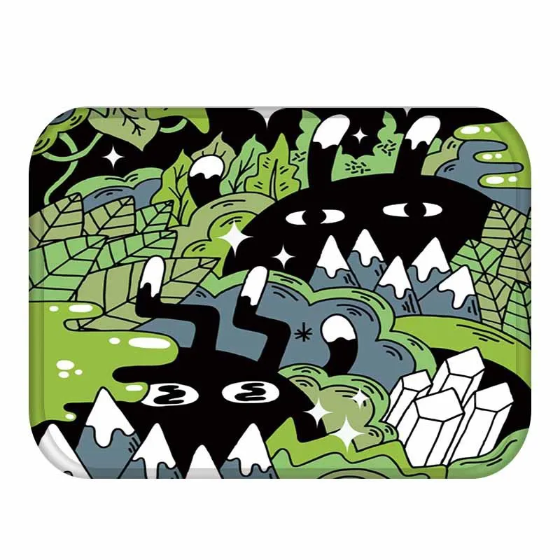 Welcome Floor Mats Ice Cream Printed Bathroom Kitchen Carpets Doormats Geometric Decor Rug For Living Room Anti-Slip Tapete Koc Welcome Floor Mats Ice Cream Printed Bathroom Kitchen Carpets Doormats Geometric Decor Rug For Living Room Anti-Slip Tapete Koc