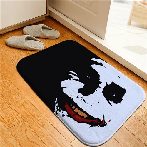 Аниме Suicid Squa Joker, напольный коврик, дверной коврик, нескользящий ковер, кровать для гостиной, дома, кухни, напольный коврик для улицы - Цвет: Style 2