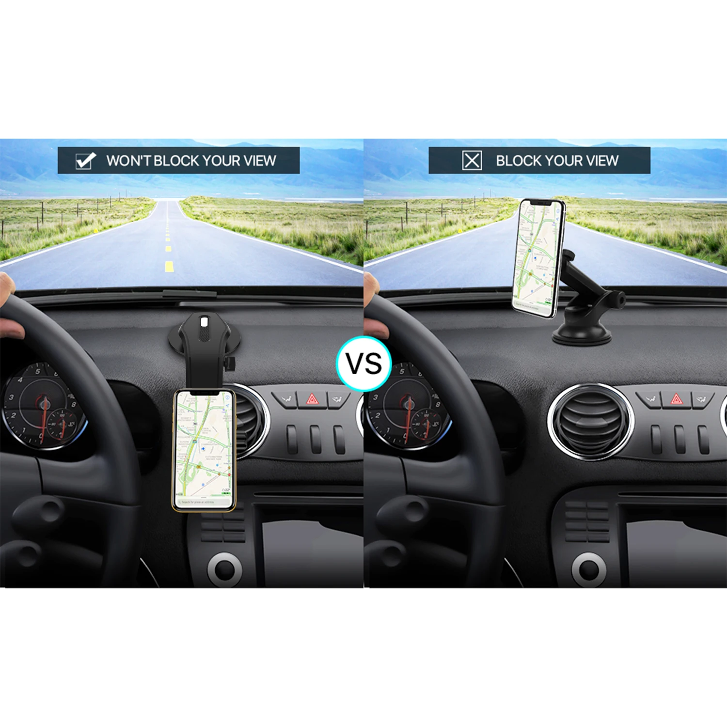 Магнитный автомобильный держатель для приборной панели APPS2Car Универсальный