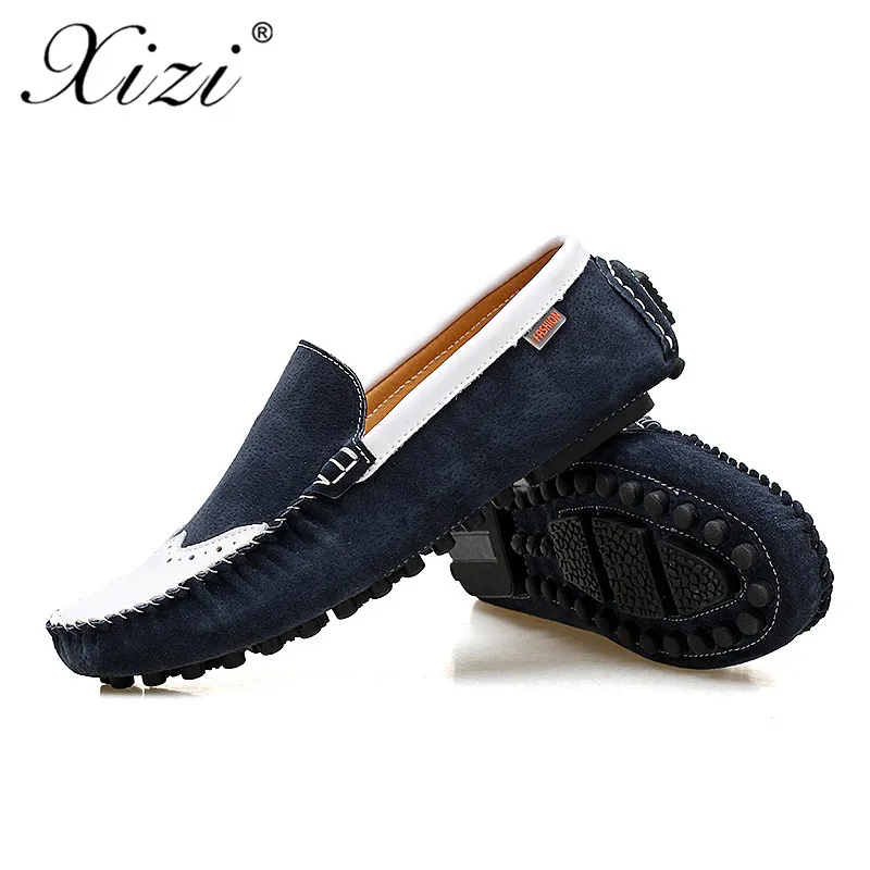 Xizi/Новые Брендовые мужские модные летние мягкие мокасины повседневные лоферы