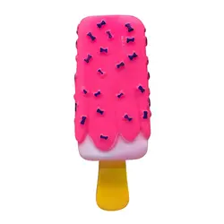 Собака игрушка, точь-в-точь резиновые розовый Popsicle в форме игрушки для кошек Щенок Детские собаки мороженое Укус игрушка для прорезывания