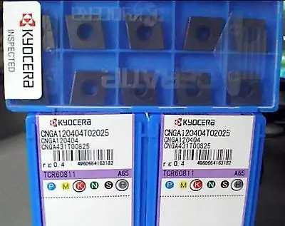 

2PCS KY+ CNGA120404T02025 A65 CNGA431T00825 CNGA1 Carbide Inserts 10PCS/Box