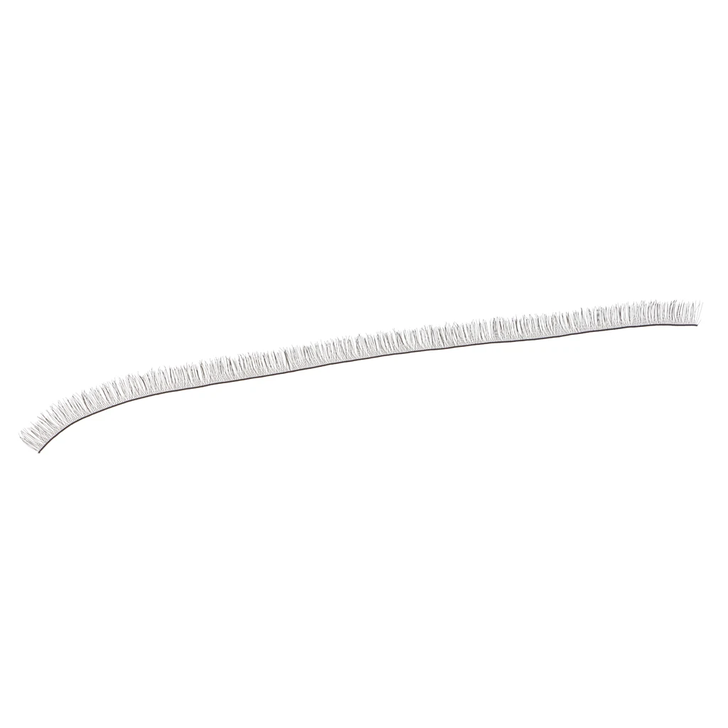 200Pcs Soft Plastic False Eyelashes Eyelash Strips for BJD Baby Dolls Eye Make up 200*8mm Various Colored