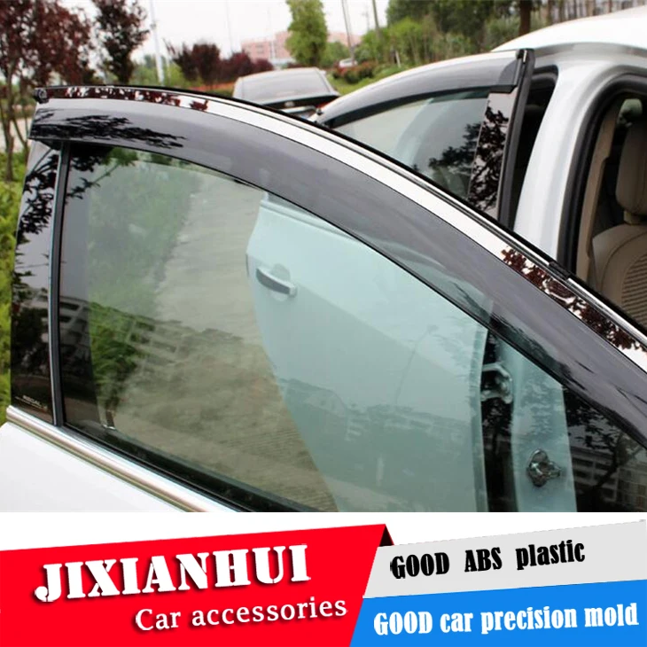 For Chevrolet malibu Window Visor 2012-2018 Vent Shades Sun Rain Deflector Guard 4PCS/SET Car Styling | Автомобили и мотоциклы
