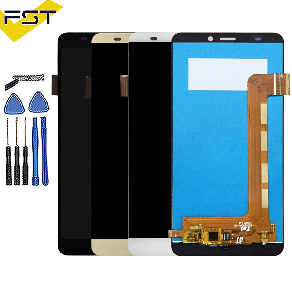 ЖК дисплей с дигитайзером сенсорного экрана для Prestigio Grace S5 LTE PSP 5551 Duo psp 5551duo|Экраны