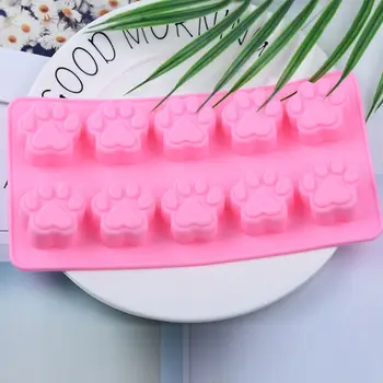 

Crystal Epoxy Molds Pink Cat Claw Silicone Mould Manual DIY Accessories UV Glue Mold