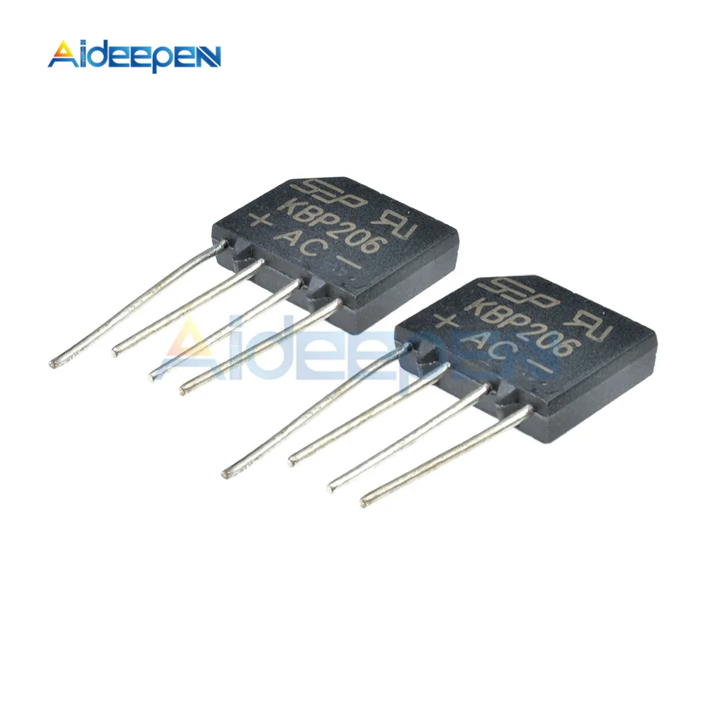 5 шт. 2A 3A 4A 6A 8A 10A 15A 600V 800V 1000V диодный мост выпрямителя KBP206 210 310 KBL406 410 608 610 KBU810 1010 1510