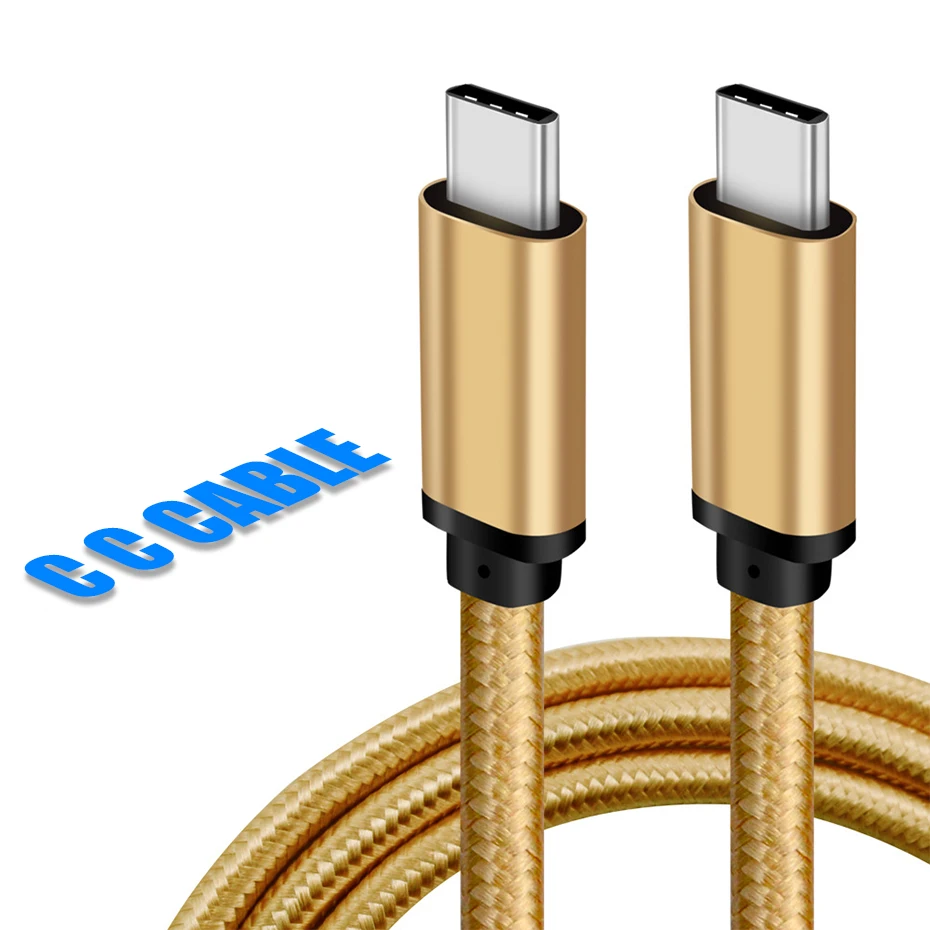 USB Type C Cable 2.4 USB C to USB-C Cable for Samsung Galaxy S9 Note 9 Fast Charging Type C Cable for Oneplus USB 3.0 Cord (4)