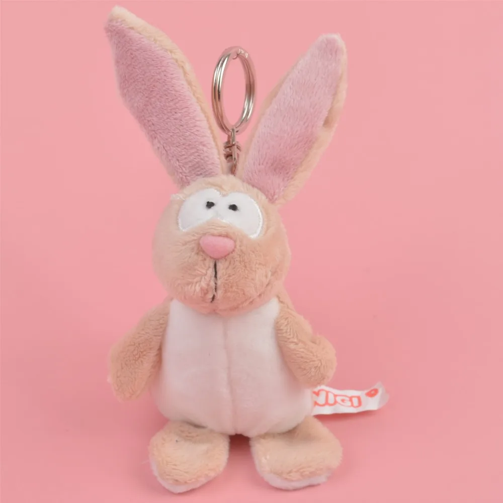 3 шт. толстый кролик маленькая плюшевая игрушка-брелок, Детская кукла-брелок для ключей/брелок подарок Бесплатная доставка