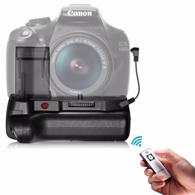 NEEWER IR REMOTE BATTERY GRIP FOR CANON 1100D/1200D/1300D/ Rebel T3 T5