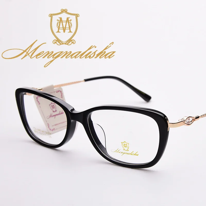 

Vazrobe (8g) Brand Acetate Glasses Women Clear Optical Female Rhinestone Eyeglasses Frame elegant for Ladies square high quality