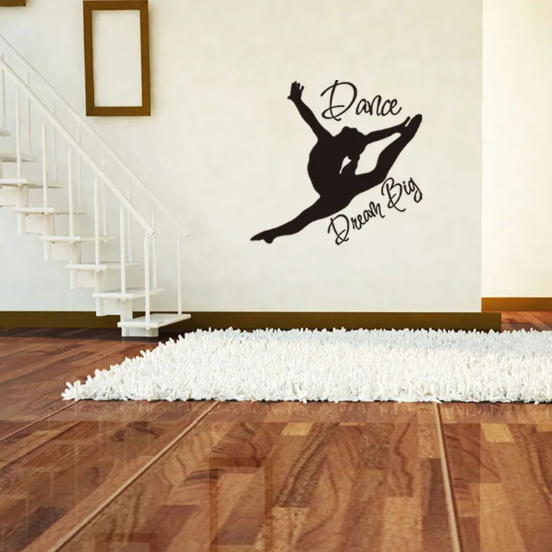 Ballet Dancer Wall Decal Ballerina Decor Ballet Silhouette Girls Dream