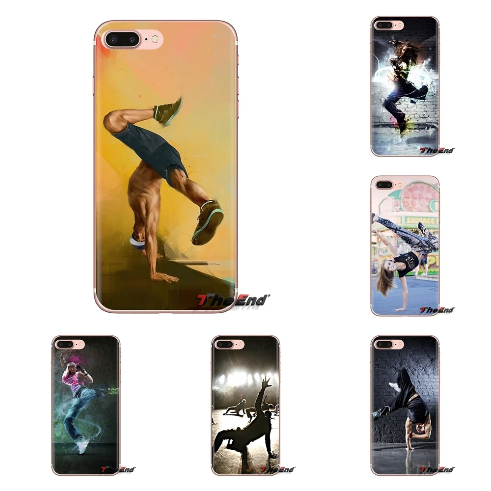 

Transparent Soft Shell Covers For Huawei Mate Honor 4C 5C 5X 6X 7 7A 7C 8 9 10 8C 8X 20 Lite Pro Breaking Dancing Break dance