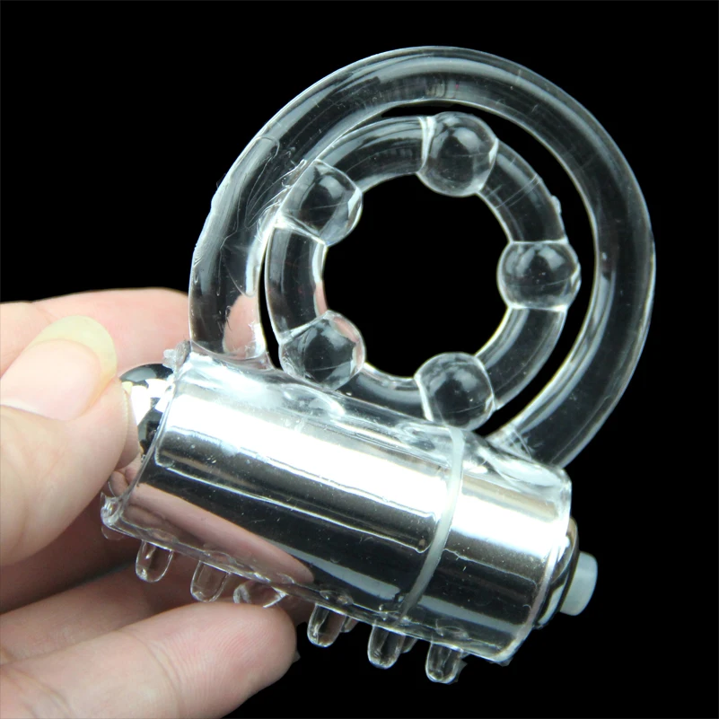 hb094white Vibrators rings double cockring (12)