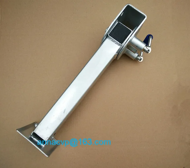 stabilser Legs Drop Down With Plate 440mm Caravan parking legs cap 2tons, prop stands 2