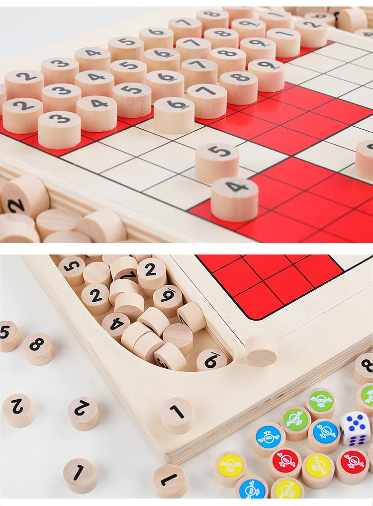 Детские игрушки Игры и Пазлы многофункциональные Sudoku полеты шахматы настольные игры путешествия Развивающие игрушки для детей Подарки для детей