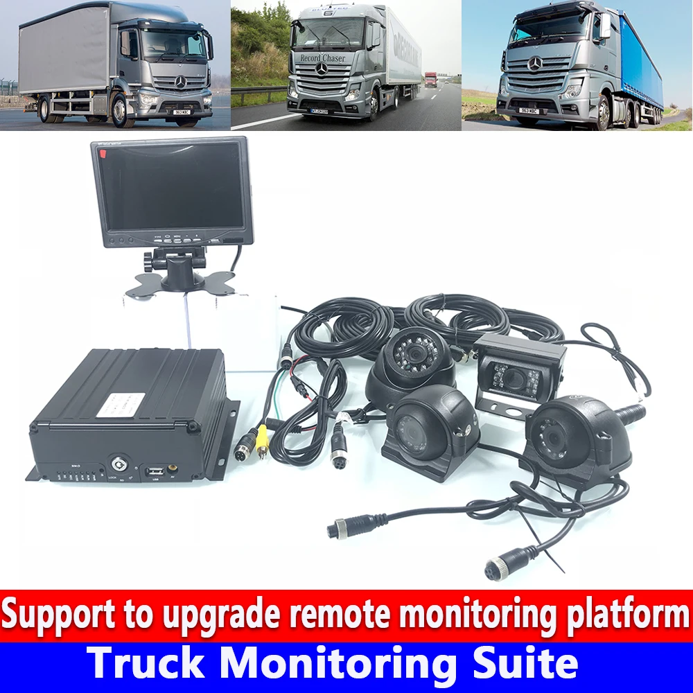 

AHD4 channel real-time HD video input recording Truck Monitoring Suite Customizable overspeed alarm function PAL system