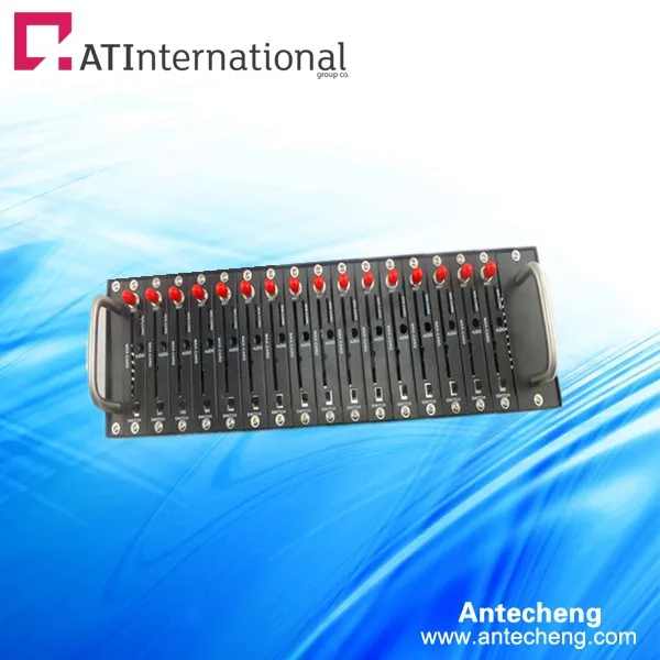 16 port gsm sms mdoem Simens multi socket USB interface gprs Modem Pool AT command MC55i