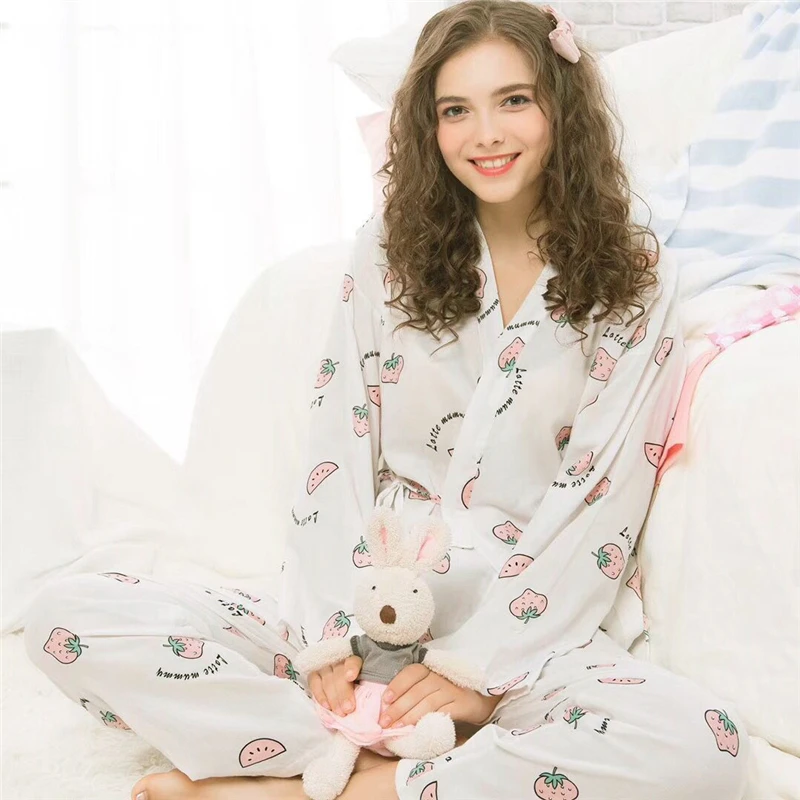 Милая повседневная домашняя пижама для беременных, Одежда для беременных, осенне-зимнее хлопковое Грудное вскармливание, домашняя одежда