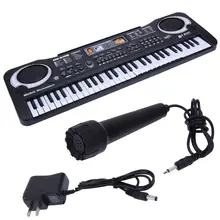 61 Keys Digital Music Electronic Keyboard Key Board Electric Piano Children Gift, US Plug