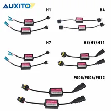AUXITO-Canbus gratis de Error para coche, decodificador LED Canbus para Toyota Nissan Honda, H7, H4, H11, H8, H9, H1, 9005, 9006, 9007, 9012