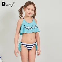 Бикини; купальный костюм в полоску с надписью; одежда для купания для маленьких девочек; детские купальные костюмы для отдыха; пляжные вечерние комплекты из двух предметов; сезон лето