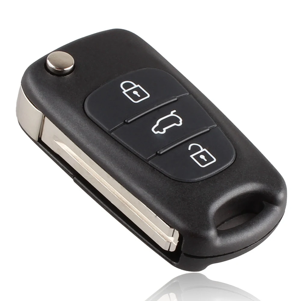 

Folding Remote Key Case New 3 Buttons Flip Remote replacement Key Shell Cover For HYUNDAI I30 I35