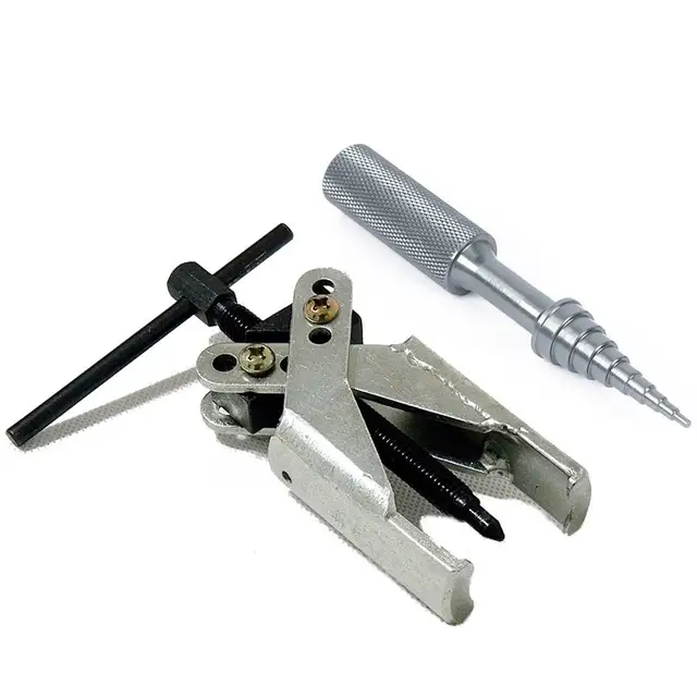 2 Jaw Cross-legged Gear Bearing Puller Remover Tool Silver