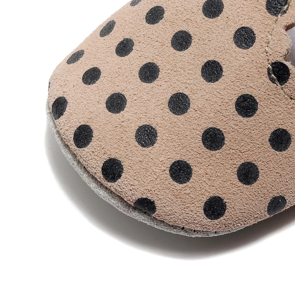 Baby Shoes Leopard Genuine Leather T-bar Mary jane Infants Toddler baby Princess Ballet Shoes Newborn Crib shoes soft sole