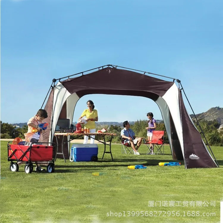 

Outdoor tent reinforcement automatic sunshade tent awning beach barbecue Park large tent car