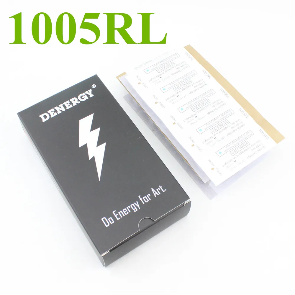 Denergy 1005RL Pro Quality 20pcs/box Tattoo Needle Cartridge Long Taper