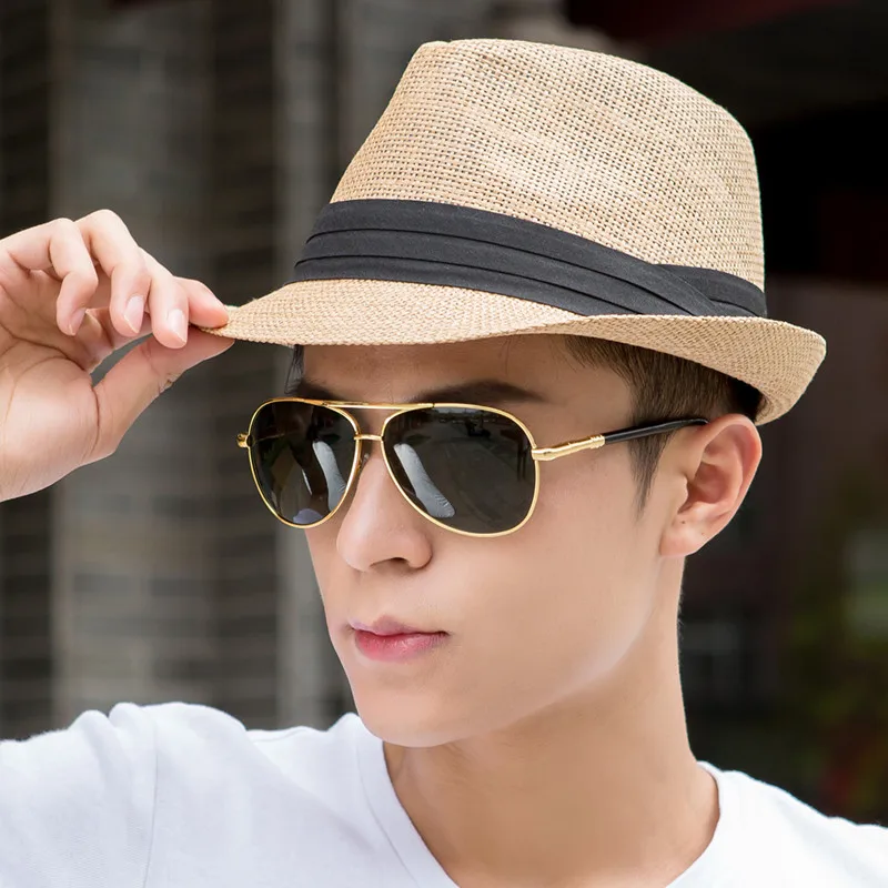New Fashion Sun Hat For Boys Girls Summer Caps Casual Straw Caps Children Solid Colors Bonnet