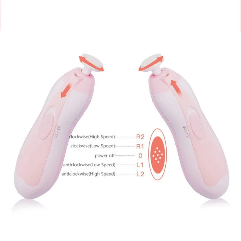 Electric Baby Nail Trimmer Baby Scissors Babies Nail Care Safe Nail Clipper Cutter For Kids Infant Newbron Nail Trimmer Manicure