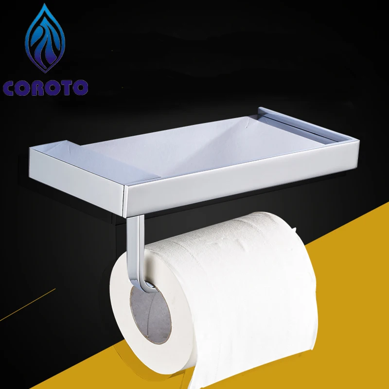 COROTO 2017 New Style Multi function Bathroom Shelves Single Roll