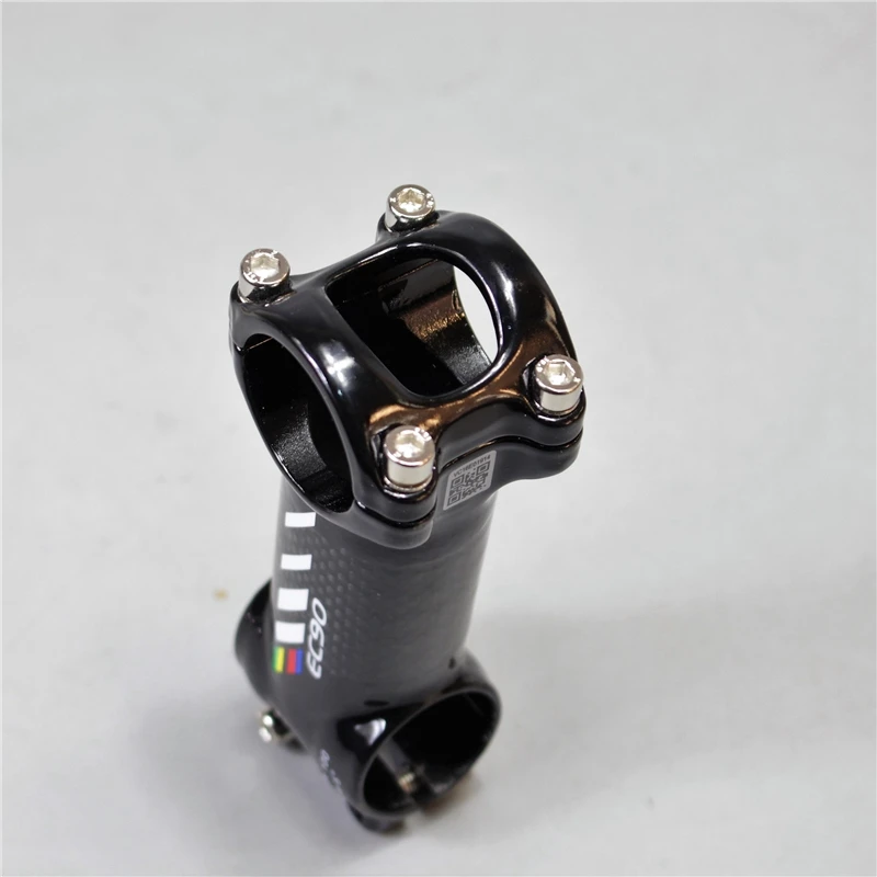 Ec90 стволовых Алюминиевый руль для велосипеда алюминиевая упаковка Углеродистые стебли стенд дорога/вынос руля для велосипеда сверхлегкий 3 K Gloss